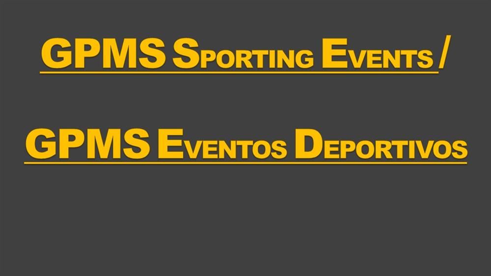  2024- 2025 GPMS Sporting Events
