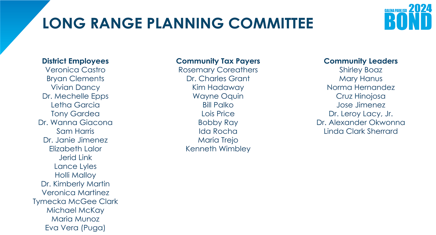 Long Range Planning Committee